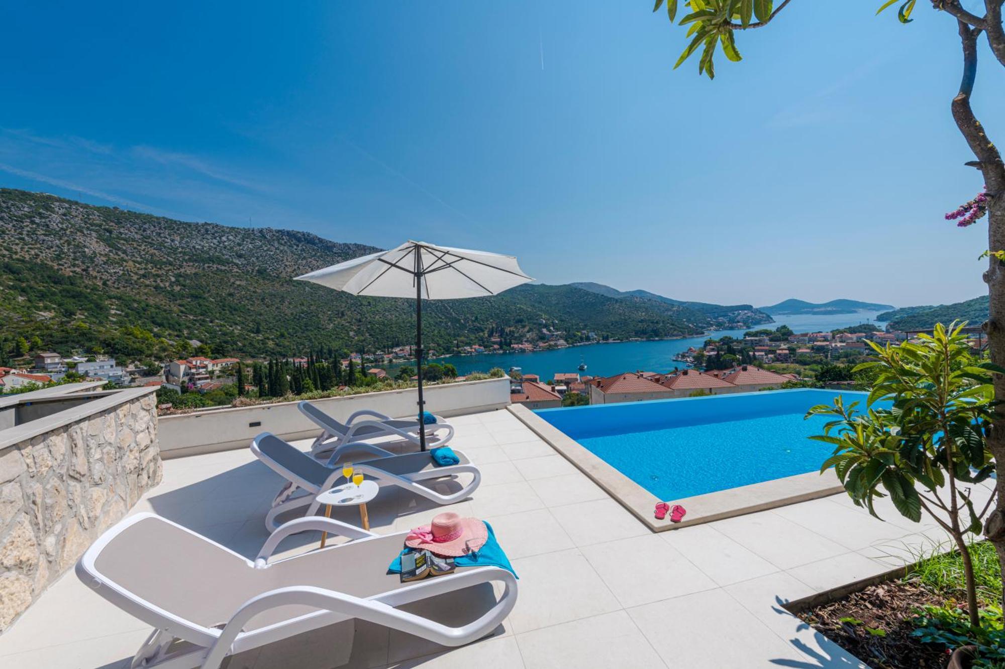 Villa Mardia- Sea View Infinity Pool Built 2023 ザトン エクステリア 写真